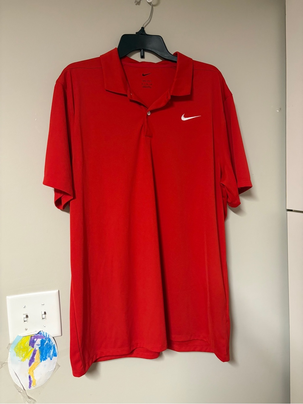 Nike Men’s Red Dri-Fit Polo XL EUC